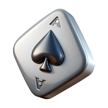 playful alluring Ultra-detailed, photorealistic isolated cutout of a single playing card Ace of Spades with Transparent Background authentic png