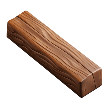 majestic melancholic avant-garde Photorealistic, ultra-detailed, isolated cutout of a single, wooden beam, weathered with Transparent Background genuine png