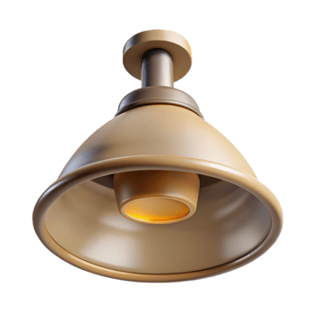 standout tropical Ceiling light fixture, recessed lighting, with Transparent Background genuine png