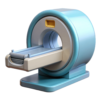 sumptuous harmonious elegant Medical technology MRI scanner with Transparent Background luxury png