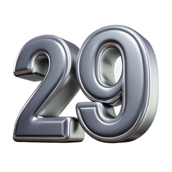 inspired traditional House number, modern font, metal finish with Transparent Background luxury png