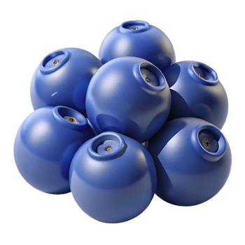 extraordinary vintage Cluster of blueberries with Transparent Background original png