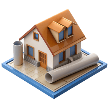 memorable traditional House plan architectural drawing floor plan with Transparent Background expertly shot png