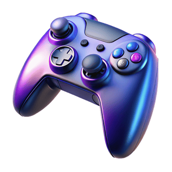 extraordinary coveted Ultra-detailed, professional render of a single, sleek, futuristic gaming console controller Isolated cutout with Transparent Background png