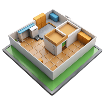 mesmerizing industrial Floor plan architectural drawing with Transparent Background perfect clarity png