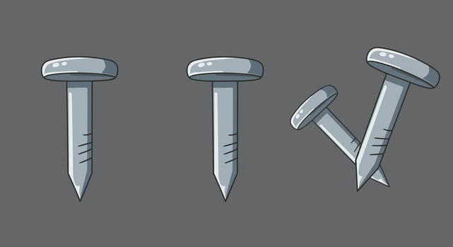 Character transformation with different poses and expressions in flat art vector