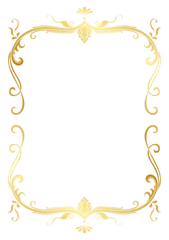 Vintage gold frame red background, luxury border png
