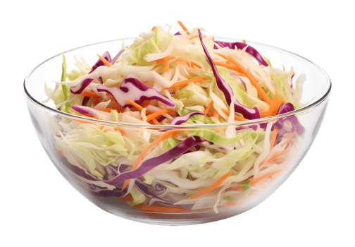 Coleslaw on bowl Isolated on Transparent Background png