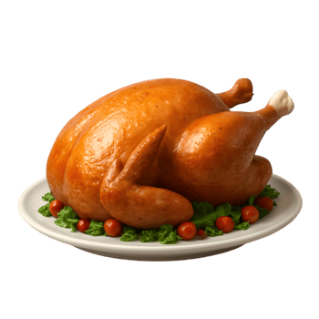 Thanksgiving roasted turkey feast home dining culinary art cozy atmosphere close-up view family tradition png
