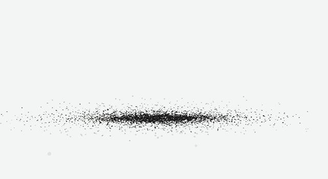 Abstract black scatter design with minimalist style in two frames illustration vector