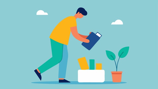 Digital Detox A scene depicting a person putting away their phone while reading a book or journaling symbolizing the need to disconnect from technology.. vector