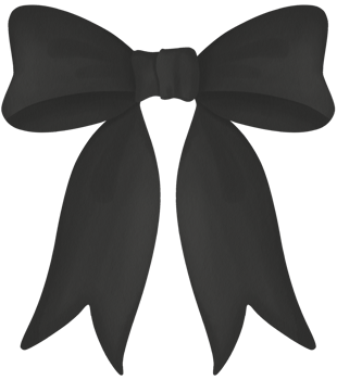 Black Bow Illustration png