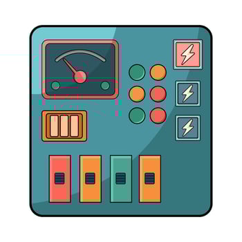illustration of Fuse Box vector