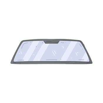 Illustration of Windscreen vector
