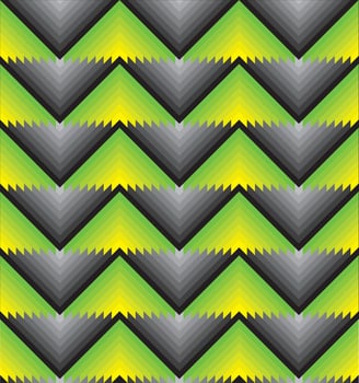 Geometric Zig Zag Pattern with Gradient Colors vector