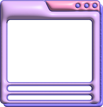 Vaporwave Purple Dialog Box Interface png