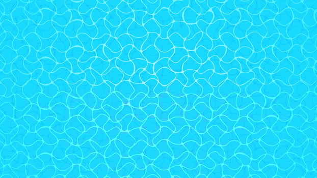 water surface texture top view for background, water surface ripples, water transparent reflection of the pool surface, top view surface water rippled of ocean or sea with sunlight in summer vector
