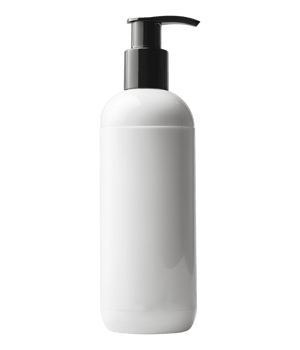 Shampoo White Color Bottle for Logo Mockup Design Cosmetic png