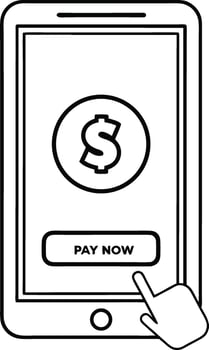 Mobile Payment App Interface vector