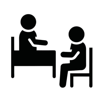 Counseling Session Illustration Depicting Therapy Process And Mental Health Support vector