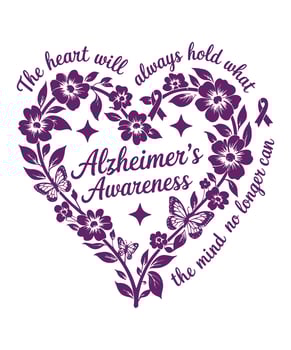 Hope Fight Cure Elephant Ribbon Alzheimers Awareness design perfect for t shirts, awareness campaigns, digital prints, and stickers. vector