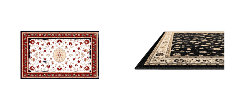 Stylish area rugs with intricate designs for home decor enhancement png