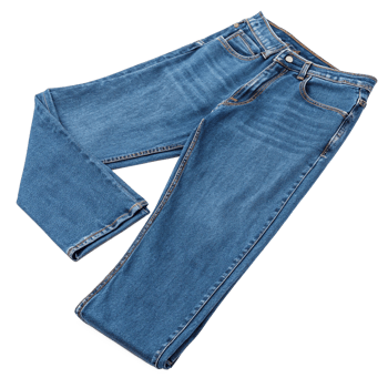 Blue jeans isolated on transparent background png