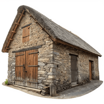 Byre isolated on transparent background png