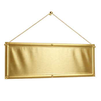 Elegant golden metallic design element png