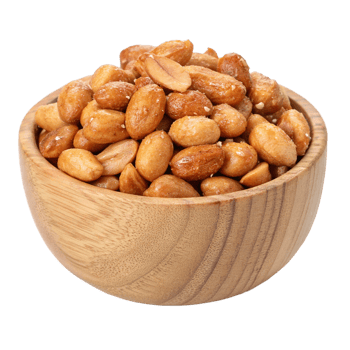 Roasted peanuts on transparent background png