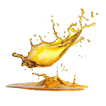 Oil splashing dramatically against a clean transparent background, showcasing fluid motion and vibrant color, oil splashing isolated on transparent background png