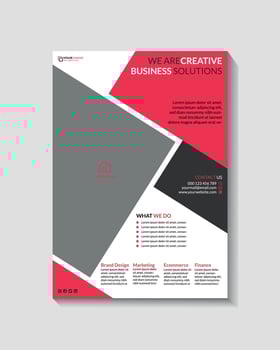 Business And Corporate flyer Template Design vector