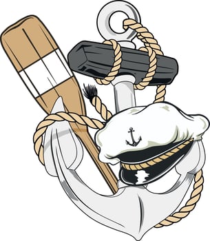 OBJECT SEA MARINE vector