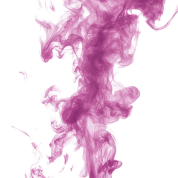 A swirl of pink smoke gracefully disperses against a transparent background evoking a sense of calm and creativity, pink smoke on transparent background png