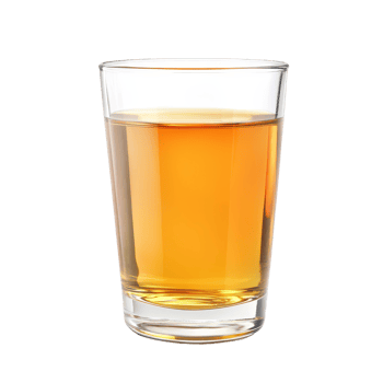 Fresh apple juice in a glass on transparent, perfect for culinary uses and healthy drinks, Glass of apple juice isolated png