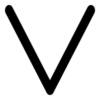 Up Arrow icon concept in black color vector