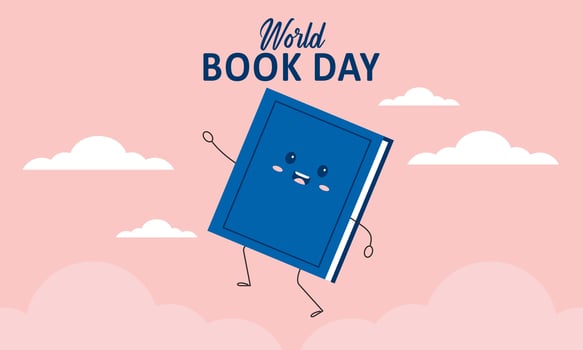 World book day flat style vector
