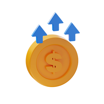 dollar coin with arrows and dollar sign png