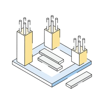Latest icon of cloud under construction designed in isometric style vector