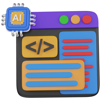 AI-Powered Coding and Web Development png