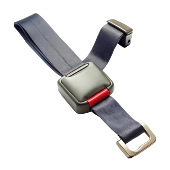 Modern seatbelt with buckle mechanism ideal for vehicle safety and comfort png
