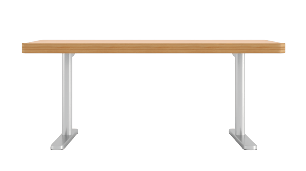 Wooden table object design. png