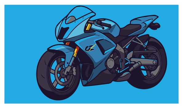 Modern motorcycle racing themes enhanced by vibrant motorsport icons combining sleek and innovative designs to deliver premium creative content vector