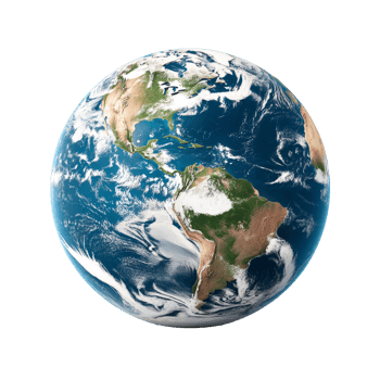 Mesmerizing view of Earth png