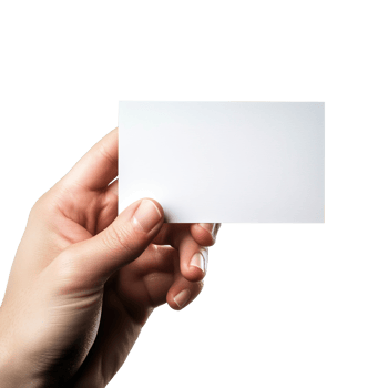 Hand Holding a Small Sheet Paper Ticket, Flyer, Invitation, Coupon, Photocard, Cut Out, Isolated on Transparent Background png