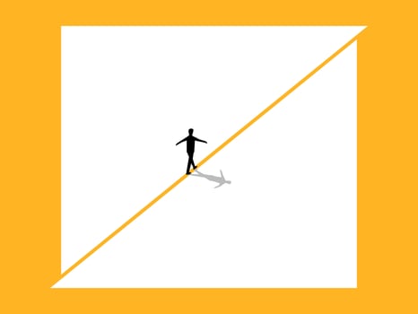 Career opportunities, Business people balancing vector