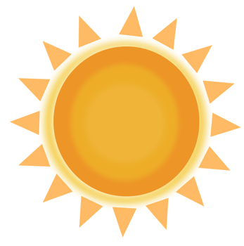 Cute Cartoon Sunshine png