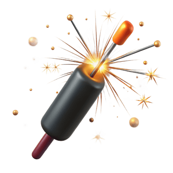 extraordinary minimalist Sparkler Closeup Bright Sparks Celebration Transparent Cutout high quality png