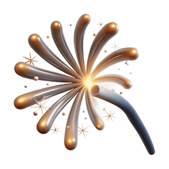dramatic contemporary Sparkler Trail Light Streaks Celebration Transparent Cutout detailed png