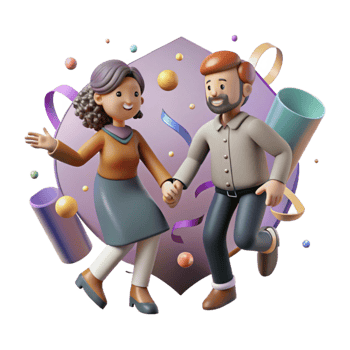 extraordinary abstract Square Dance Couple Intertwined Hands Element genuine png